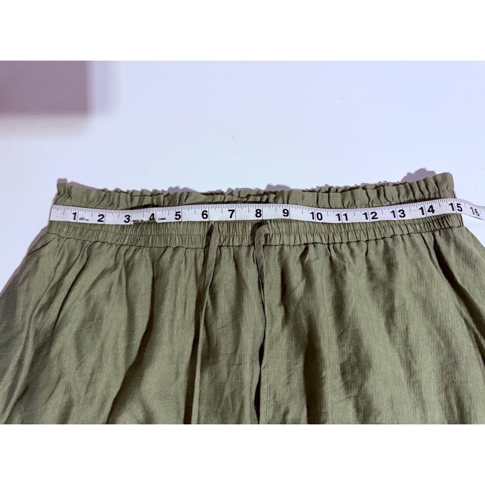 Scarlet Darkness XL Olive Green Tiered Ruffle Maxi Skirt Gothic Renaissance Boho - Picture 11 of 12